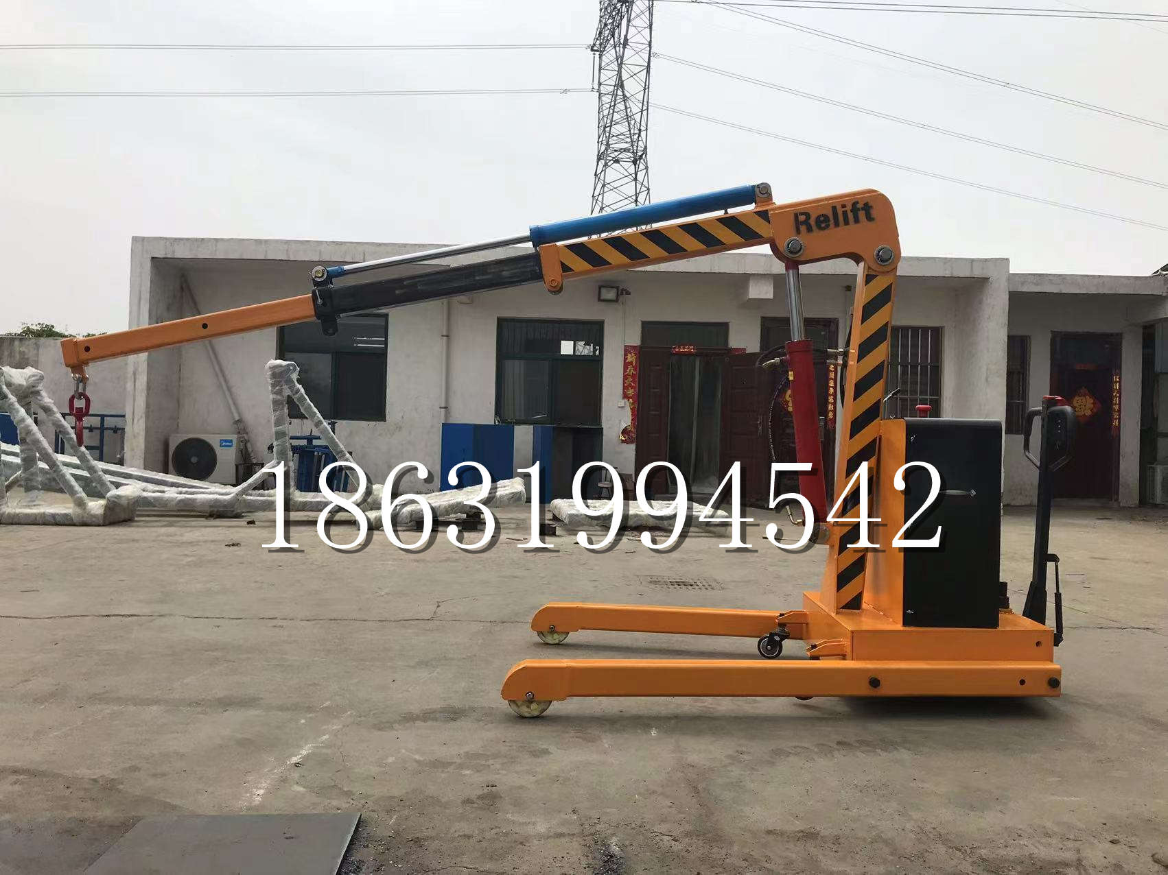 深州市久征定做3吨三轮随车吊 农用园林绿化移树吊 平板工程用小吊机