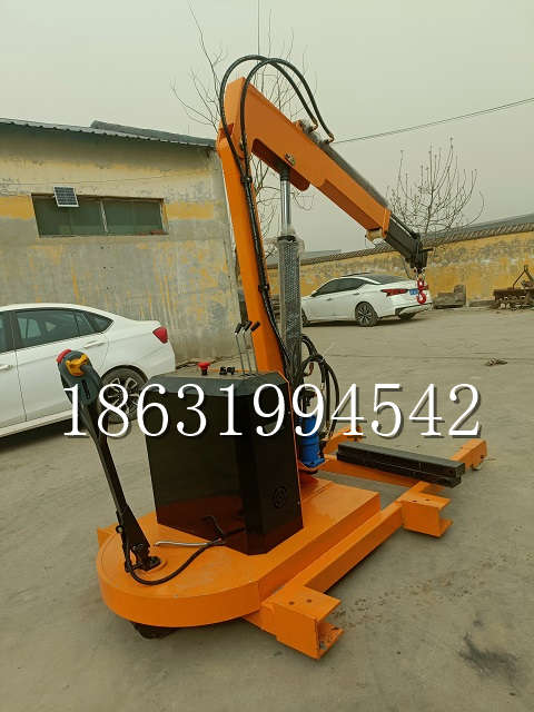 深州市自卸车厢随车吊 自制轮式四不像起重机 四驱平板吊 5吨 贵盛